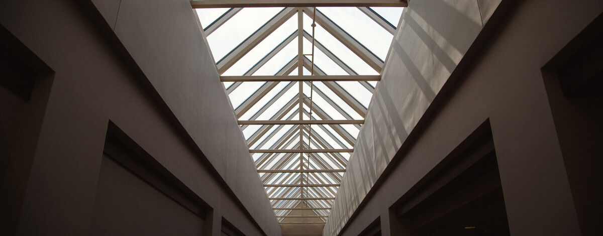 comercial skylight install